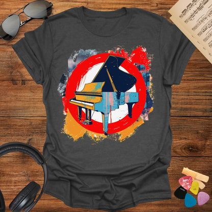 Abstract Piano T-shirt Musician Gift