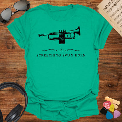 Screeching Swan Horn Trumpet T-Shirt