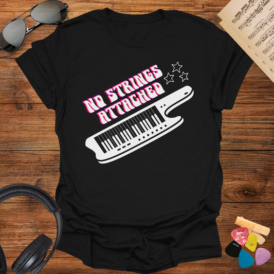 No Strings Attached Keytar T-Shirt