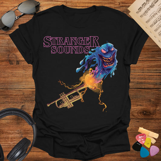 Stranger Sounds Trumpet T-Shirt