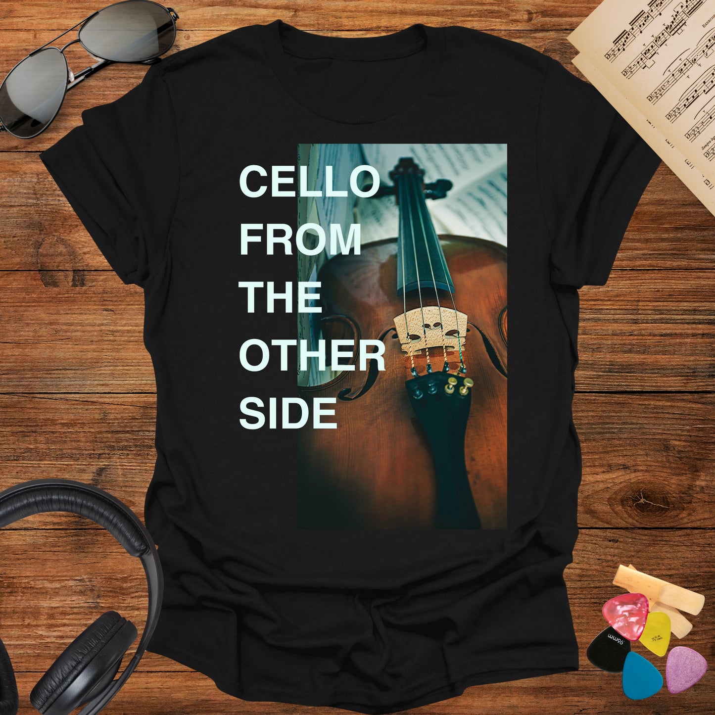 Cello From The Other Side Orchestra Musician T-shirt