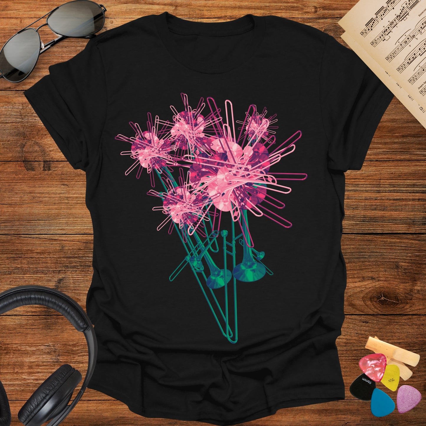 Flower Trombone T-shirt