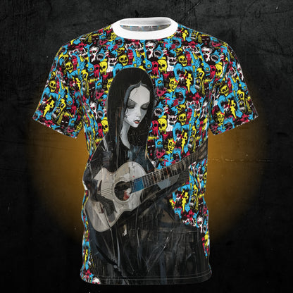 Goth Guitar Girl Music Festival T-shirt