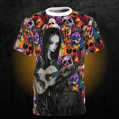 Goth Guitar Girl Music Festival T-shirt