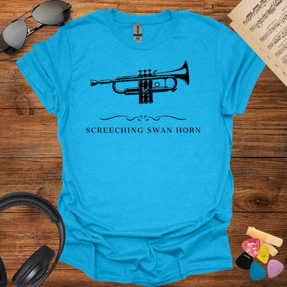 Screeching Swan Horn Trumpet T-Shirt