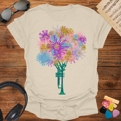 Flowers Trumpet T-shirt