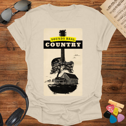 Sounds Real Country Guitar Shirt