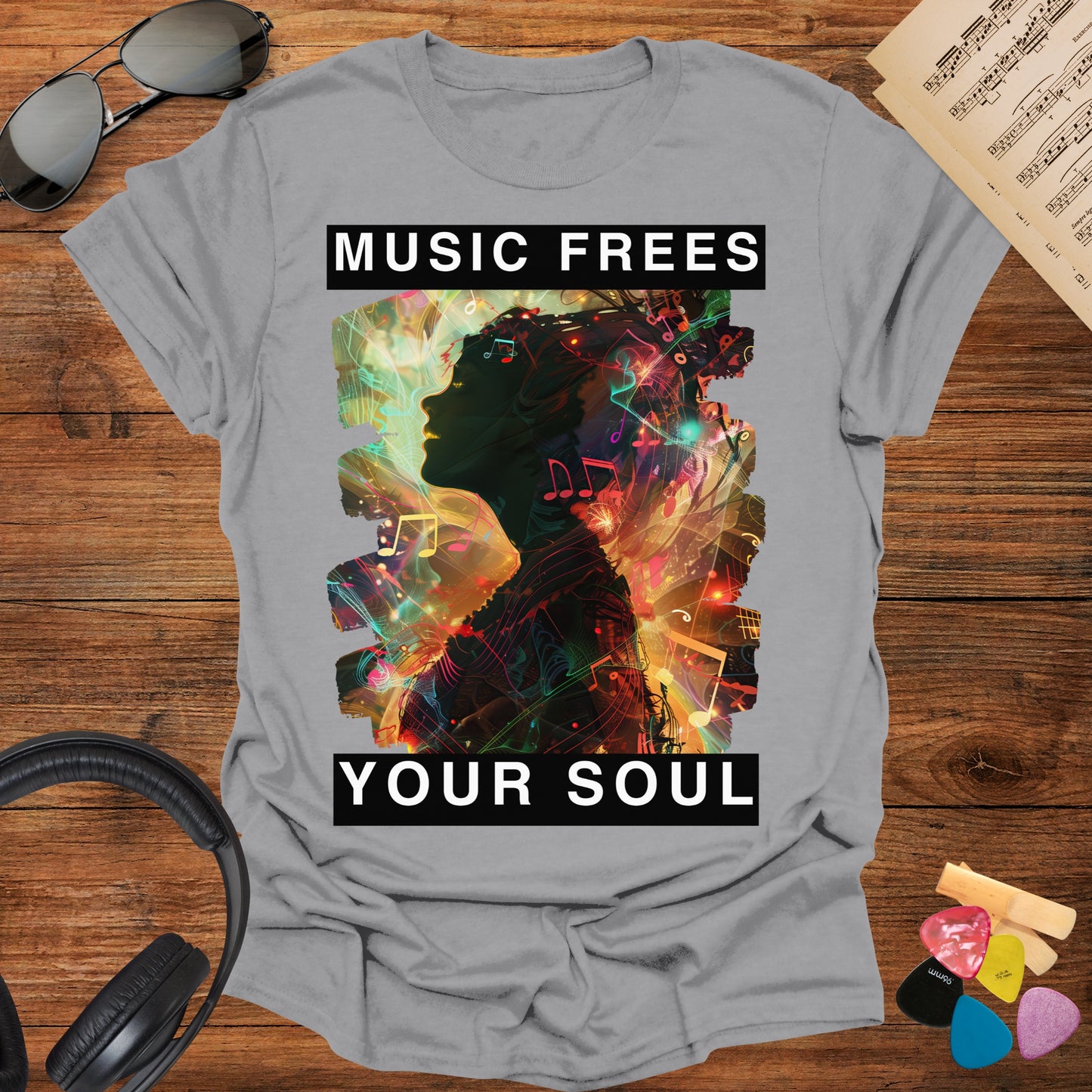 Music Frees Your Soul T-shirt