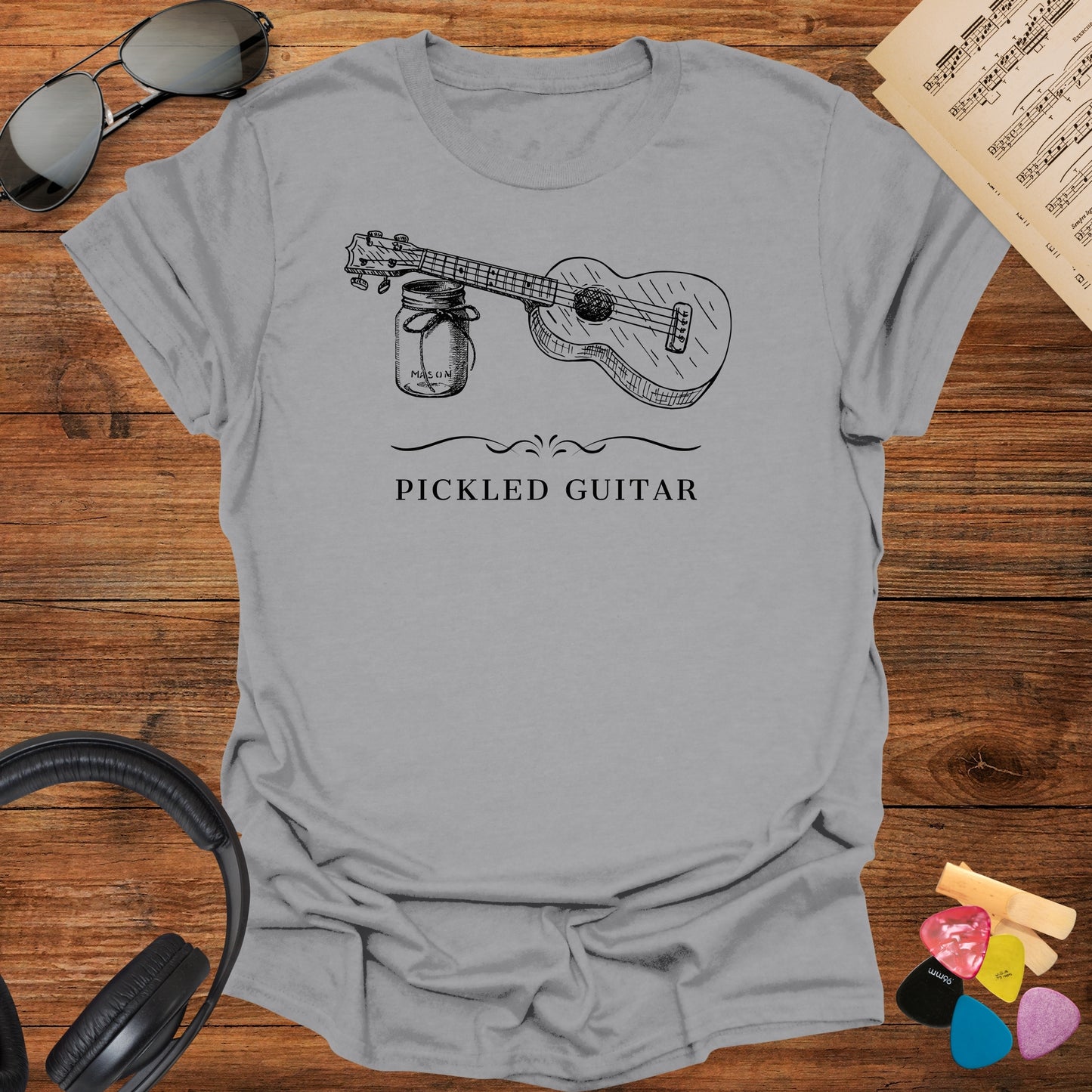 Pickled Guitar Ukulele T-Shirt