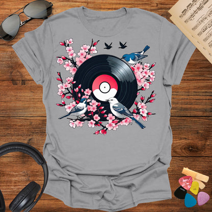 Birds by a Record T-Shirt