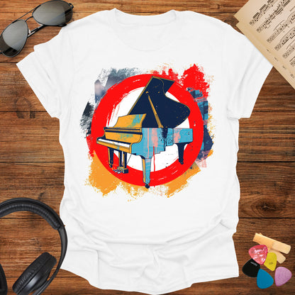 Abstract Piano T-shirt Musician Gift